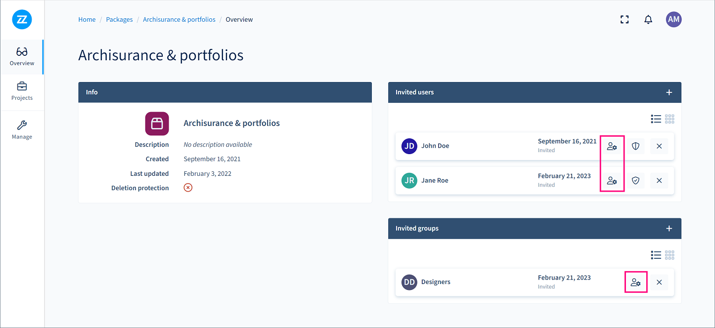 Bizzdesign Support - Managing access to a shared model package or
