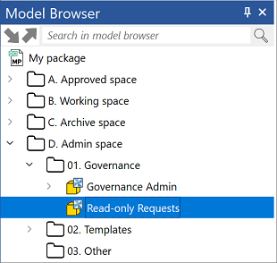 Bizzdesign Support - Setting up a Read-only Requests model